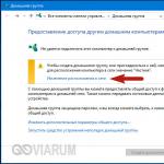 Windows 10-da uy guruhi - guruh yaratish va sozlash